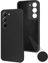 For Realme Narzo 80x Back Cover Case (Matte Finish Silicone with Inside Fiber Cloth)