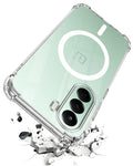 For OnePlus Nord CE 6 Lite Back Cover Shockproof Crystal-Clear (Magsafe Wireless Support | Drop & Camera Protection | Hard Polycarbonate)