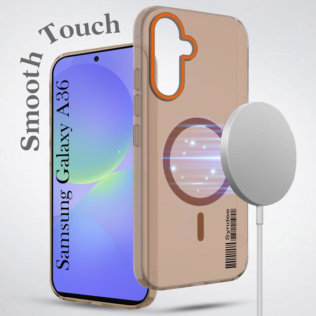 For Samsung Galaxy A36 5G Back Cover Case (Soft Touch | Camera Bump Protection | MagSafe Compatible | Matte Finish)