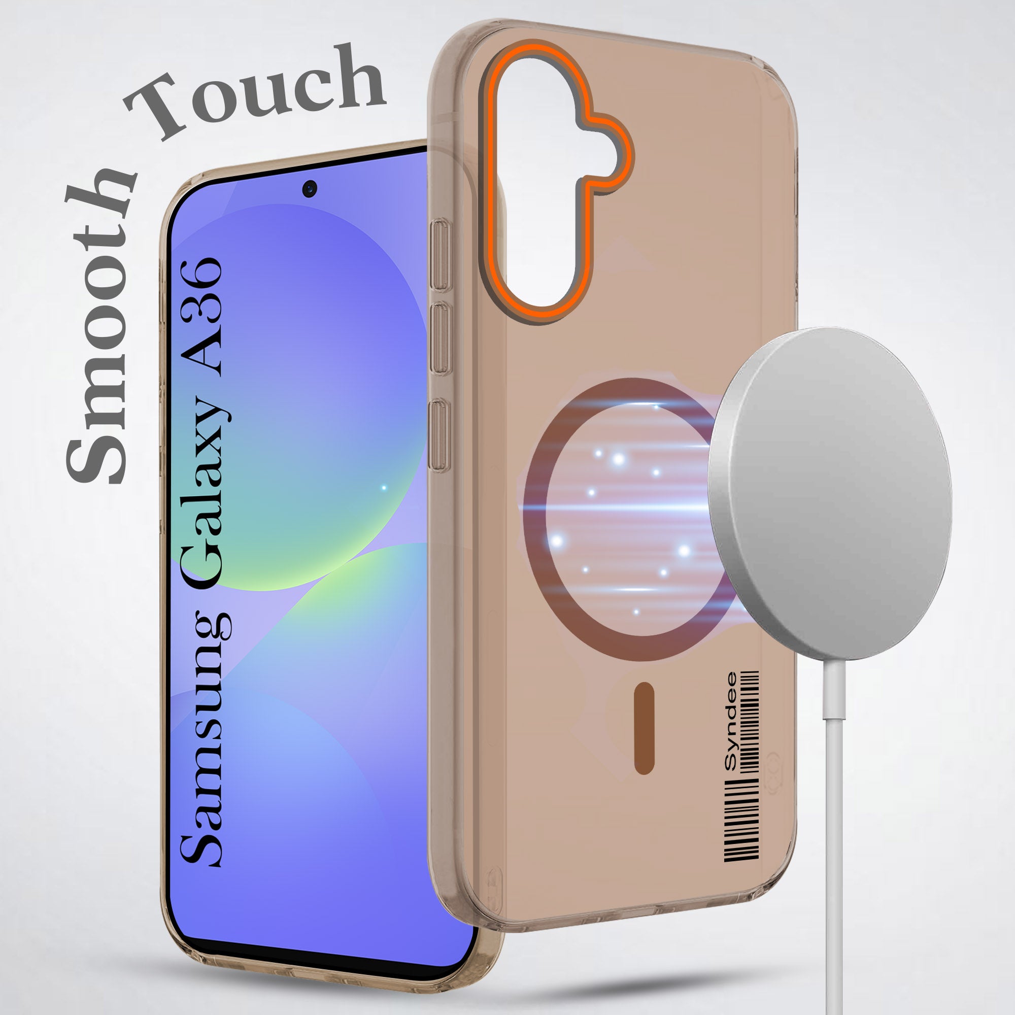 For Samsung Galaxy A36 5G Back Cover Case (Soft Touch | Camera Bump Protection | MagSafe Compatible | Matte Finish)