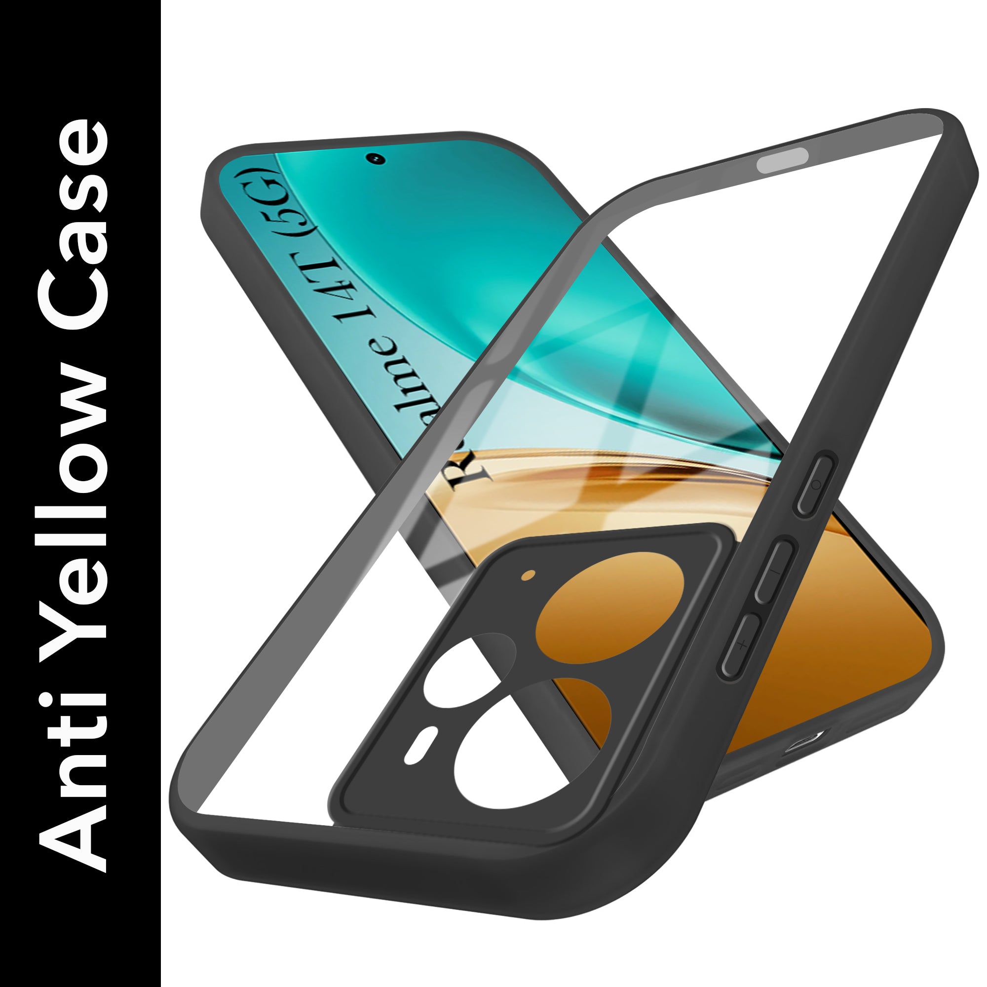For Realme 14T Back Cover Case (Lifetime Anti Yellow | Anti Scratch | Crystal Clear Shockproof)