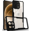 For OnePlus 15 5G Back Cover Case Hybrid (Shockproof with Polycarbonate Clear Panel | Professional Black)