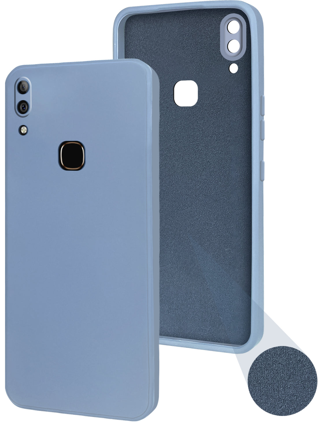 For Vivo V9 | V9 Pro | V9 Youth Back Cover Case (Inside Fiber Cloth | Smooth Matte Finish | Elegant Professional Look)