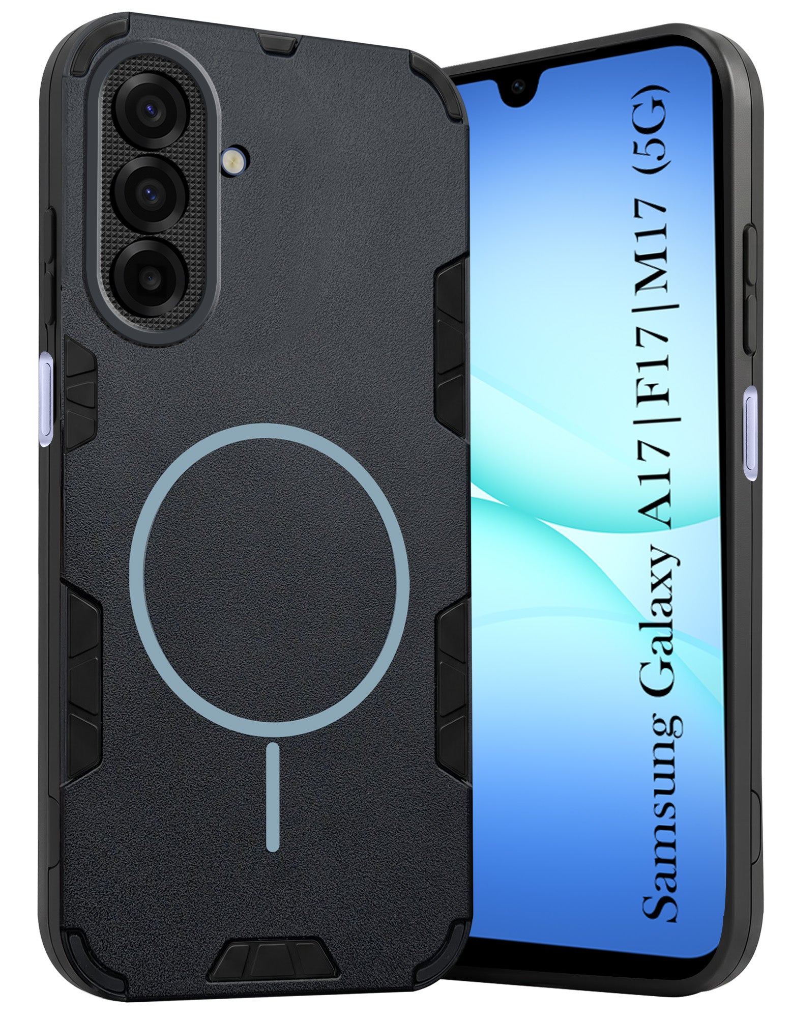 For Samsung Galaxy A17 | Samsung F17 | Samsung M17 5G Back Cover Case (Slim Hybrid Armor | Shockproof Camera Protection | Rugged Dual Layer)