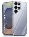 For Samsung Galaxy S25 Ultra  Back Cover ( Silicone Clear Shockproof Case with Camera Protection and Dust Plugs | Transparent)