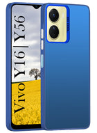 For Vivo Y16 | Vivo Y56 Hard Back Cover Case (Velvet Touch | Professional Glossy Finish | Camera Protection Bump)