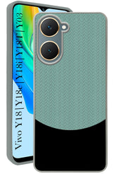 For Vivo Y18 | Y18e | Y03 | Y18i | Y18t Back Cover Case (Elegant PU Leather Finish | Premium Minimalist Professional | Camera Protection Bump)