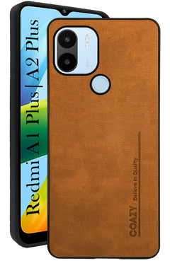 For Xiaomi Redmi A1 Plus | A2 Plus Back Cover Case (Professional Vegan Leather | Camera Protection | Slim & Soft)