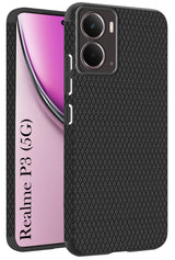 For Realme P3 Back Cover Case (Liquid Silicone | Side Grip | Camera Protection)