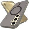 For Samsung Galaxy S24 Plus Back Cover Case Crystal (Frosted Matte Feel | MagSafe Compatible Wireless Charging)