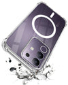 For Vivo T4x | Vivo Y31 Pro Back Cover Shockproof Crystal-Clear (Magsafe Wireless Support | Drop & Camera Protection | Hard Polycarbonate)