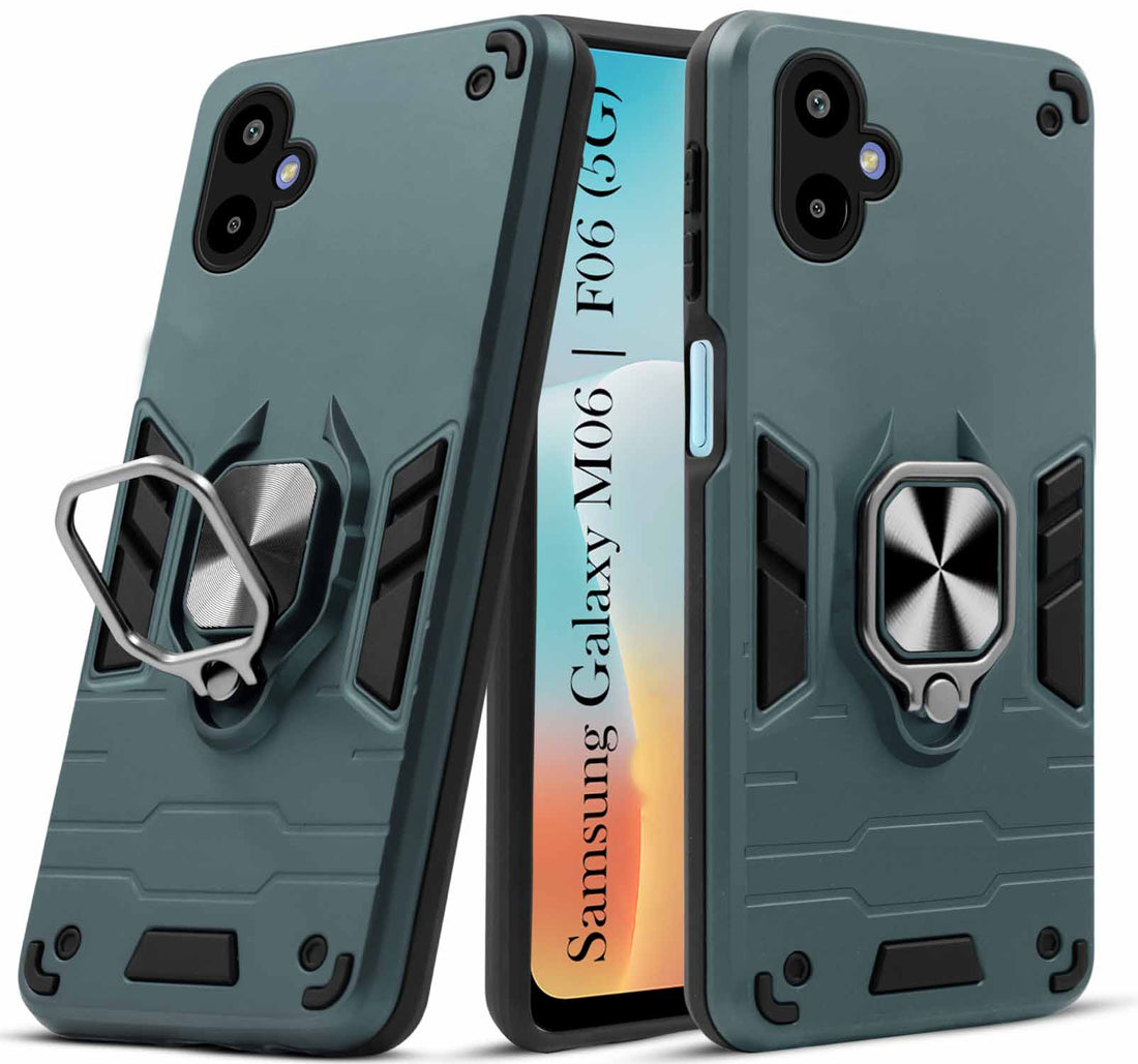 For Samsung Galaxy F06 | Samsung Galaxy M06 Back Cover Case (Shockproof Polycarbonate Dual Layer Hybrid Armor)