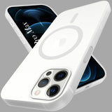 For Apple iPhone 12 Pro Max Back Cover Case (Frosted Matte Feel | MagSafe Compatible Wireless Charging | Polycarbonate Material)