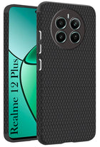For Realme 12 Plus Back Cover Case (Liquid Silicone | Side Grip | Camera Protection)