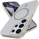 For Samsung Galaxy S24 Ultra Back Cover Case (Frosted Matte Feel | MagSafe Compatible Wireless Charging | Polycarbonate Material)