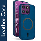 For Motorola Moto Edge 60 Pro Back Cover Case Leather Finish (MagSafe Compatible Wireless Charging | Soft Touch | Camera Bump Protection)