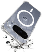 For Google Pixel 10 Pro Back Cover Shockproof Crystal-Clear (Magsafe Wireless Support | Drop & Camera Protection | Hard Polycarbonate)