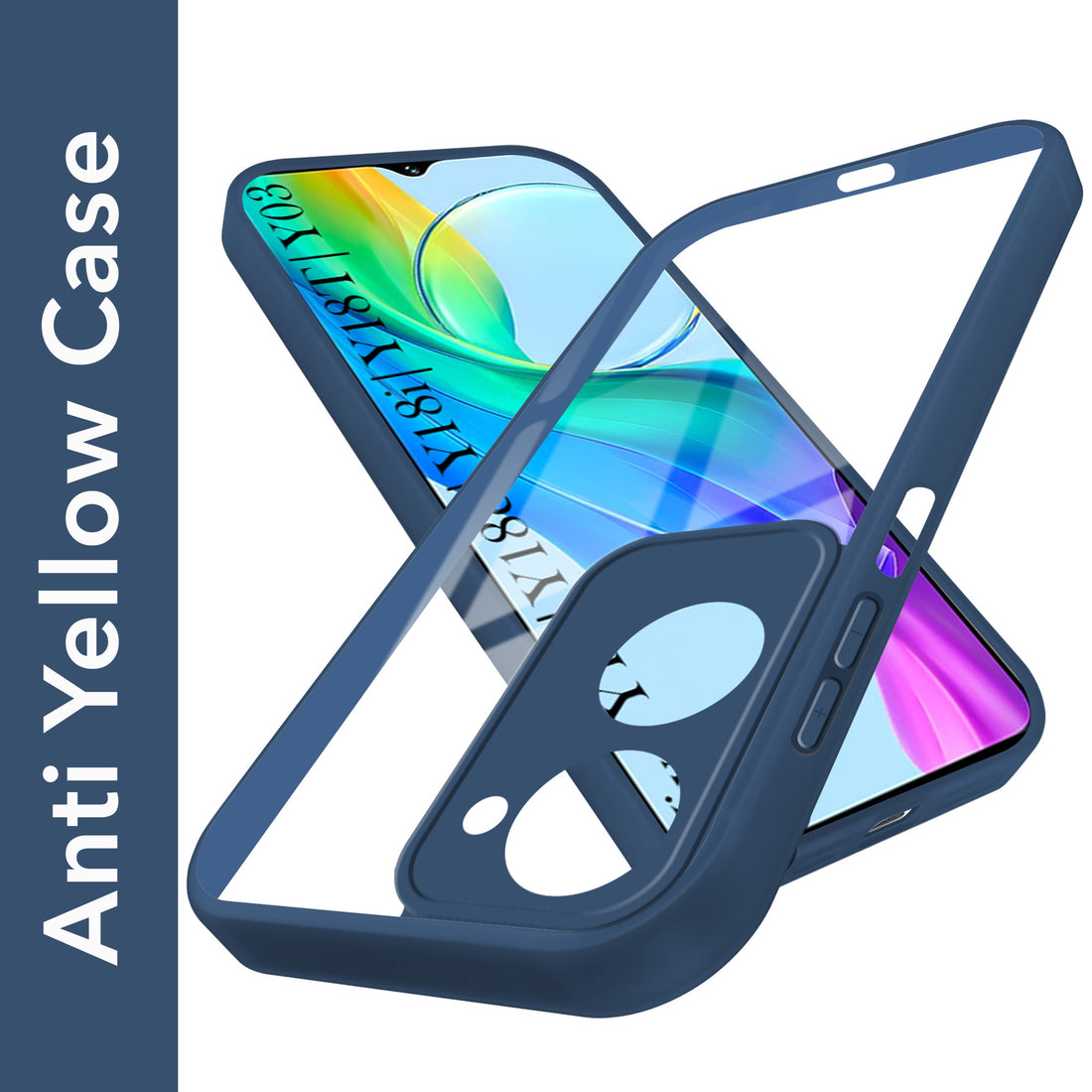 For Vivo Y18 | Y18e | Y03 | Y18i | Y18t Back Cover Case (Lifetime Anti Yellow | Anti Scratch | Crystal Clear Shockproof)