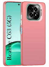 For Realme C63 5G Hard Back Cover Case (Velvet Touch | Professional Glossy Finish | Camera Protection Bump)