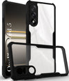 For Oneplus Nord 5 Back Cover Case (Shockproof with Polycarbonate Clear Panel | Professional Black)