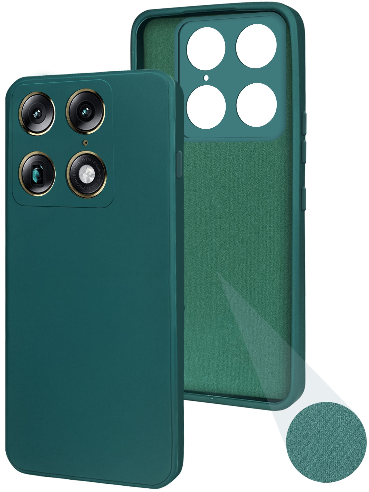 For Motorola Moto Signature 5G Back Cover Case (Matte Finish Silicone with Inside Fiber cloth)