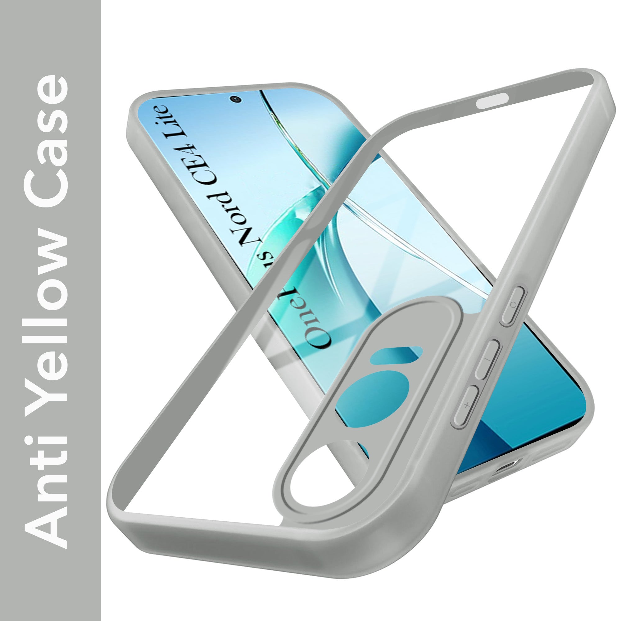 For OnePlus Nord CE 4 Lite Back Cover Case (Lifetime Anti Yellow | Anti Scratch | Crystal Clear Shockproof)