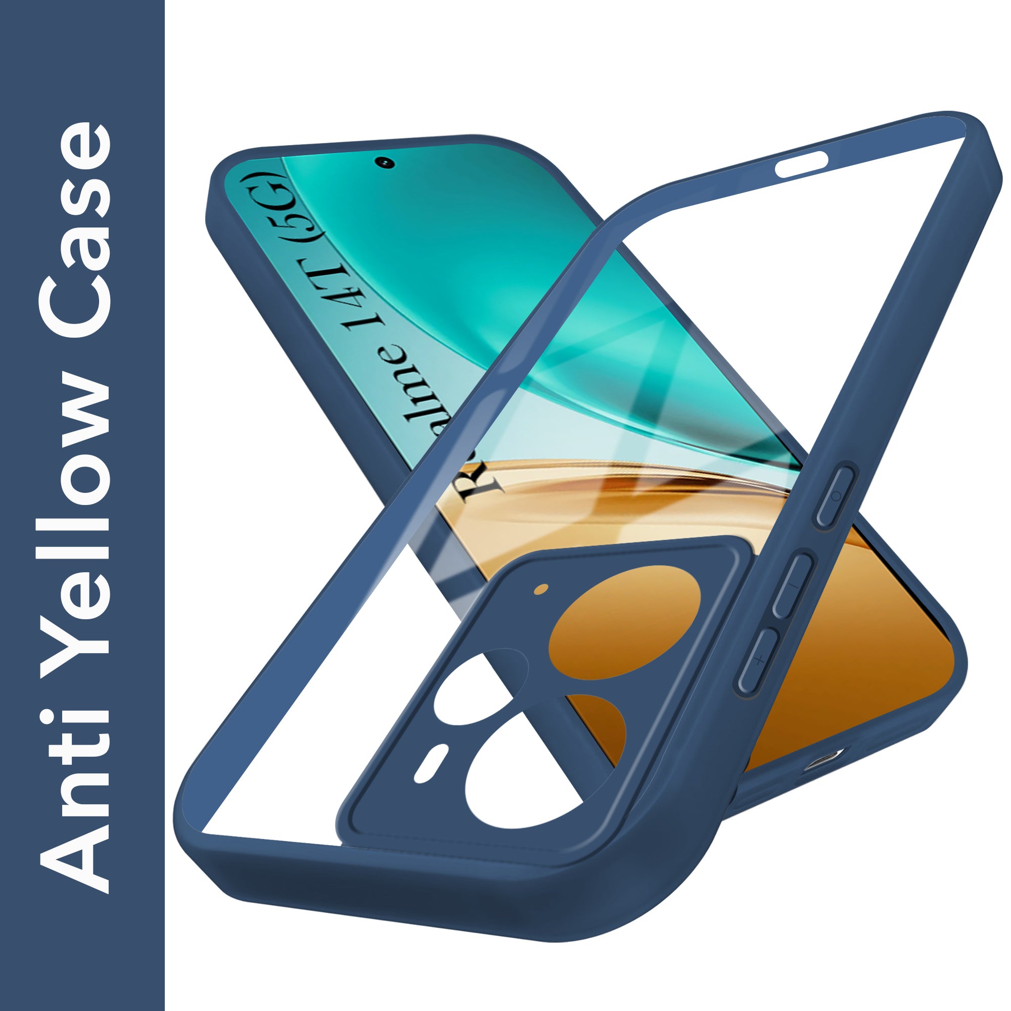 For Realme 14T Back Cover Case (Lifetime Anti Yellow | Anti Scratch | Crystal Clear Shockproof)