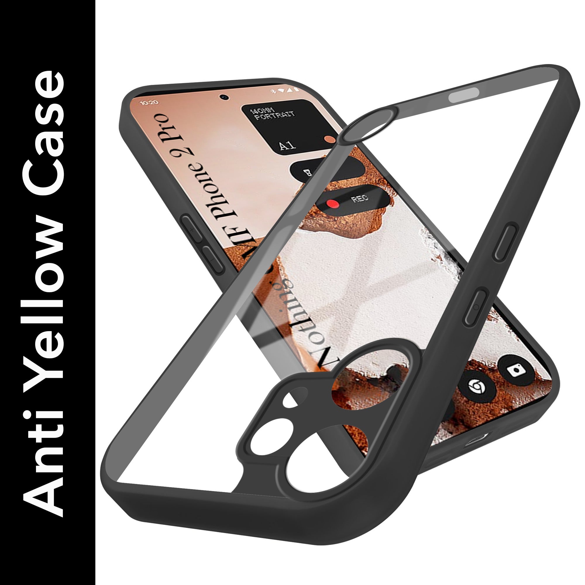 For Nothing CMF Phone 2 Pro Back Cover Case Ultra-Hybrid (Lifetime Anti Yellow | Anti Scratch | Crystal Clear Shockproof)