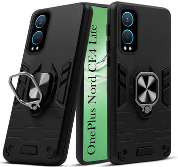 For OnePlus Nord CE 4 Lite Back Cover Case (Shockproof Polycarbonate Dual Layer Hybrid Armor)