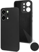 For Oppo Reno14 5G | Oppo Reno 14 5G Back Cover Case (Matte Finish Silicone with Inside Fiber cloth)