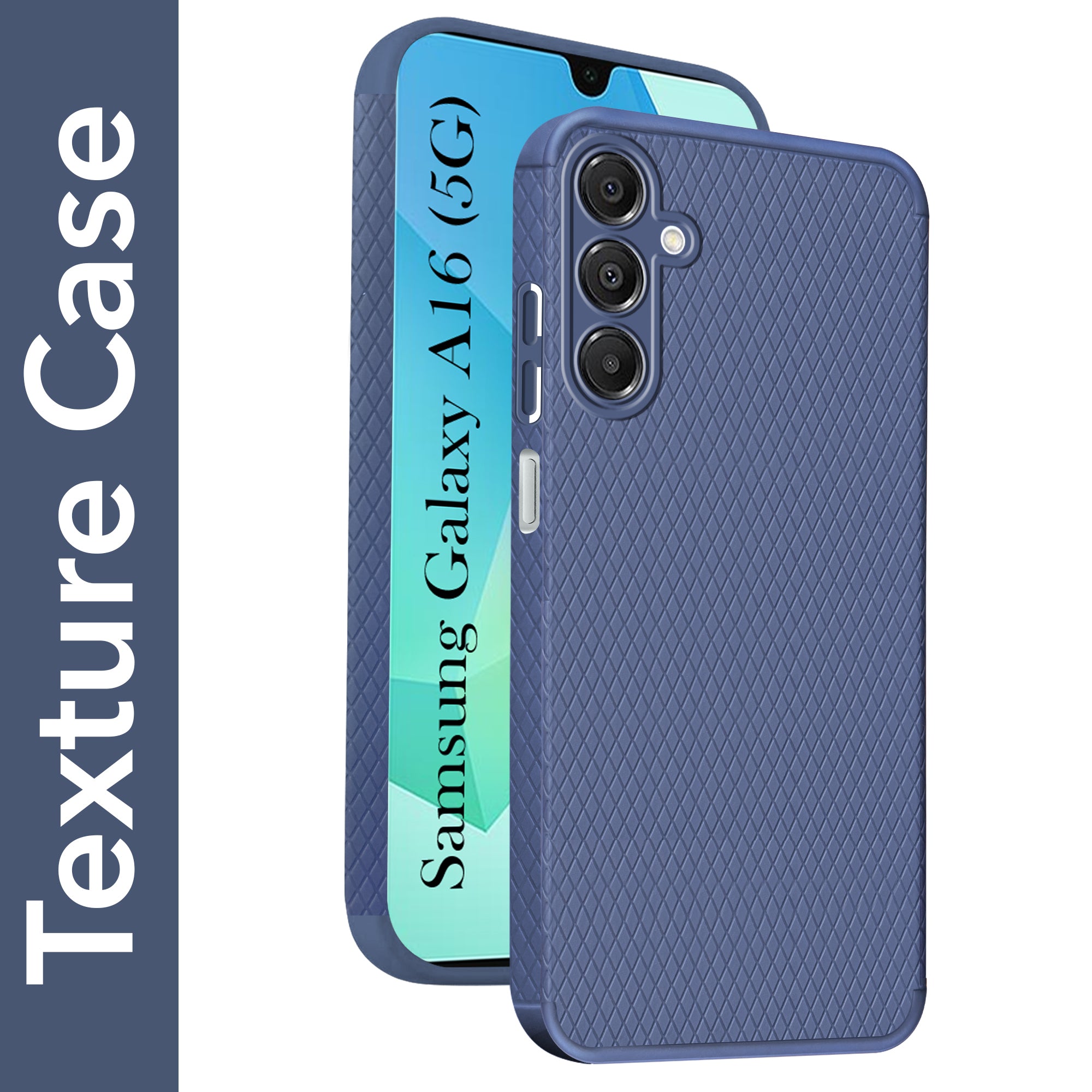 For Samsung Galaxy A16 5G Back Cover Case  (Liquid Silicone | Side Grip | Camera Protection)