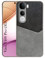 For Vivo Y400 Pro Back Cover Case (Dual PU Leather Stitch | Professional Minimalist | Soft and Flexible)