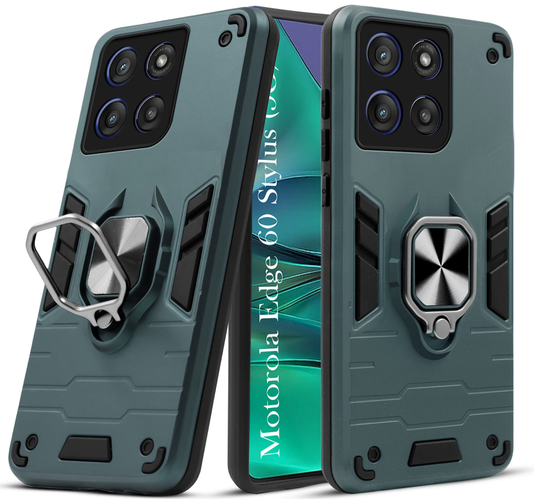 For Motorola Moto Edge 60 Stylus Back Cover Case (Shockproof Polycarbonate Dual Layer Hybrid Armor)