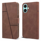 For Tecno Spark Go 2 Flip Cover Case ( Stitched Leather with Magnetic Closure)