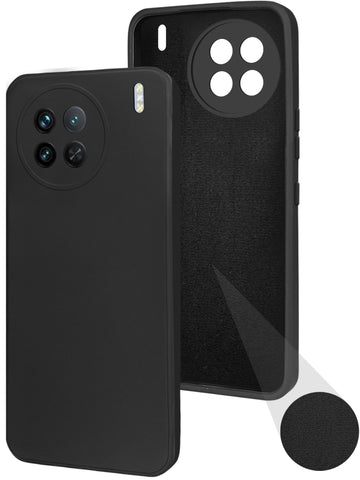 For Vivo X90 Back Cover ( Silicone Clear Shockproof Case with Camera Protection | Soft and Flexible | Transparent)