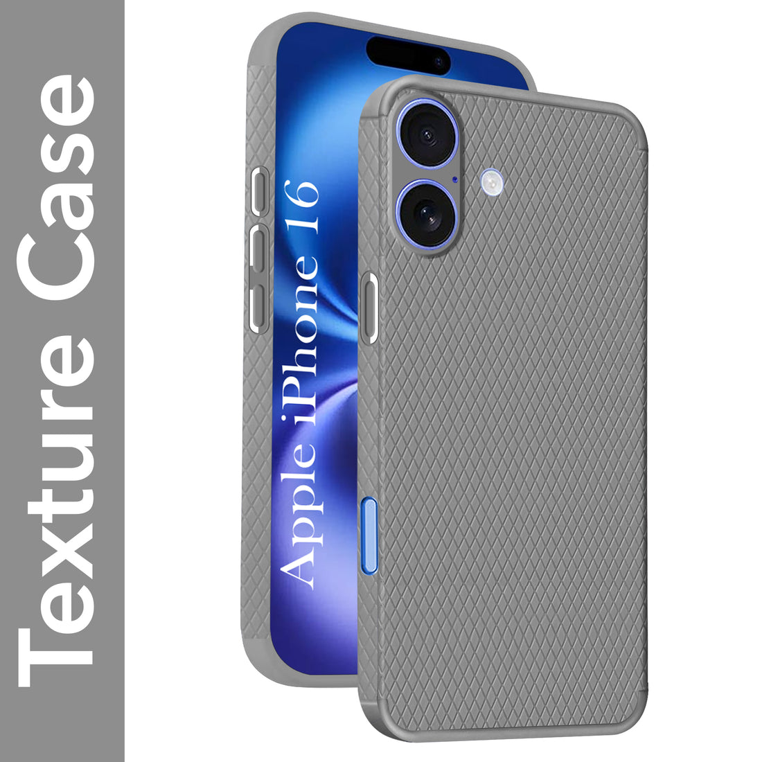 For Apple iPhone 16 Back Cover Case (Liquid Silicone | Side Grip | Camera Protection)