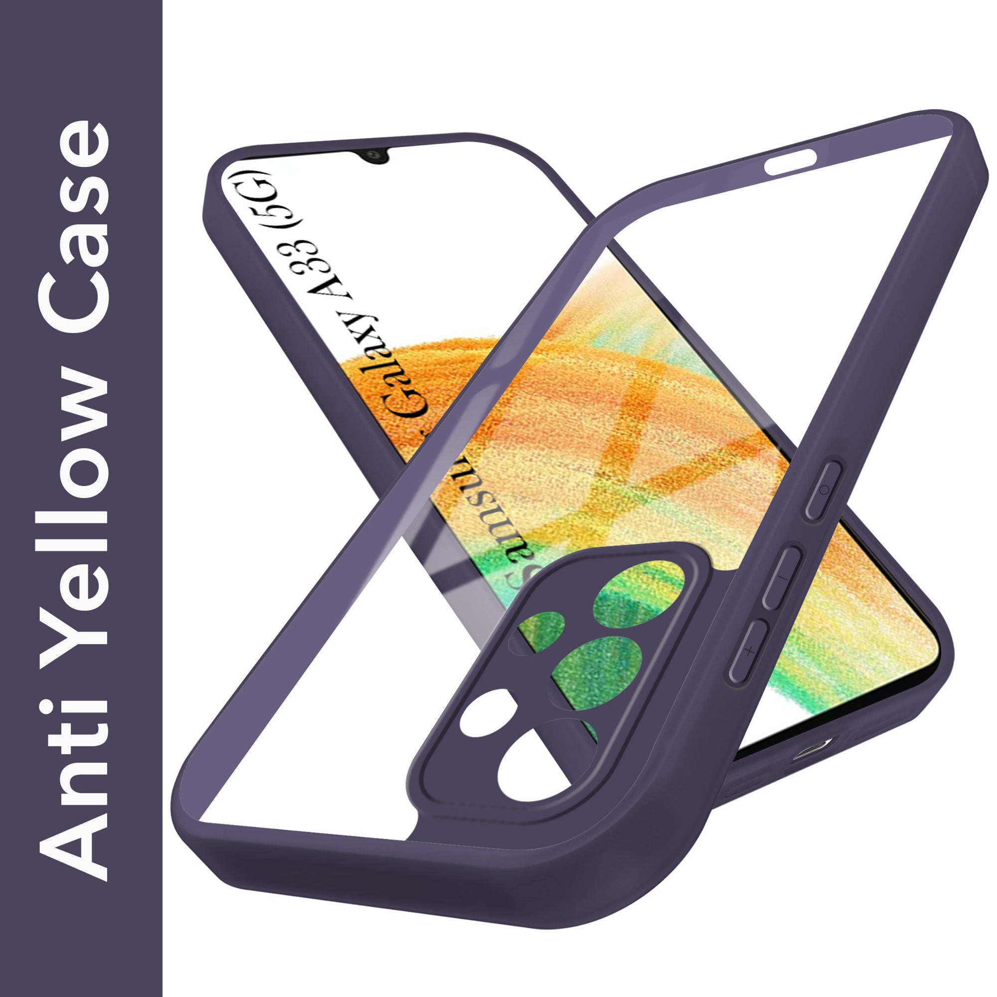 For Samsung Galaxy A33 5G Back Cover Case Ultra-Hybrid (Lifetime Anti Yellow | Anti Scratch | Crystal Clear Shockproof)