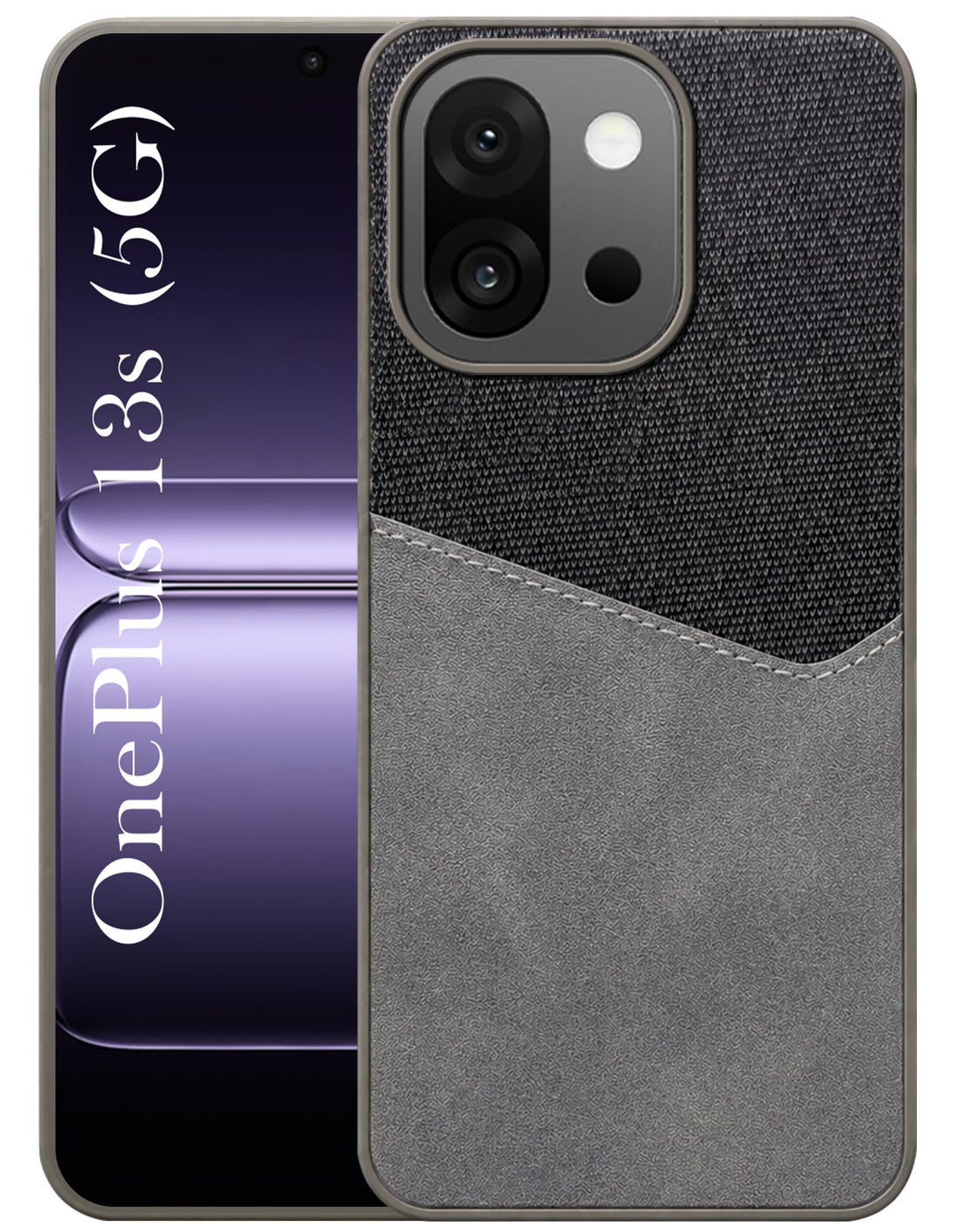 For OnePlus 13s (Dual PU Leather Stitch | Professional Minimalist | Soft and Flexible)