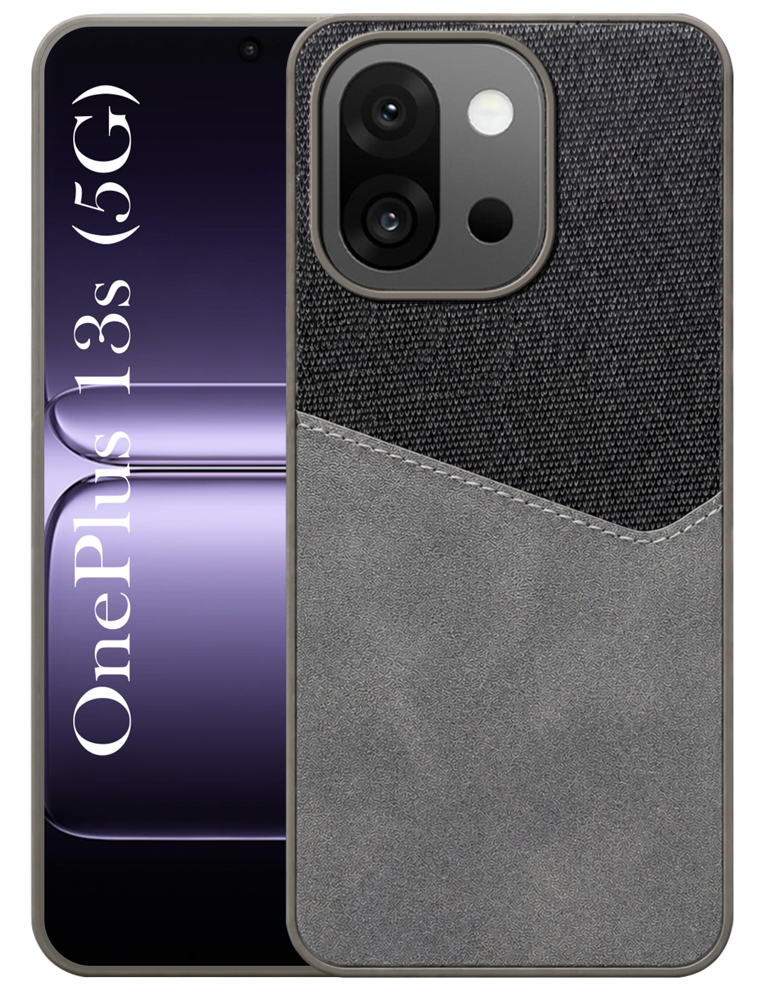 For OnePlus 13s (Dual PU Leather Stitch | Professional Minimalist | Soft and Flexible)