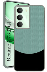 For Realme C73 Back Cover Case (Elegant PU Leather Finish | Premium Minimalist Professional | Camera Protection Bump)