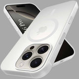 For Apple iPhone 16 Pro Back Cover Case (Frosted Matte Feel | MagSafe Compatible Wireless Charging | Polycarbonate Material)