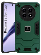 For Realme 14 Pro Lite Back Cover Case (Hybrid Armor | Slim Dual Layer | Shockproof Lightweight)