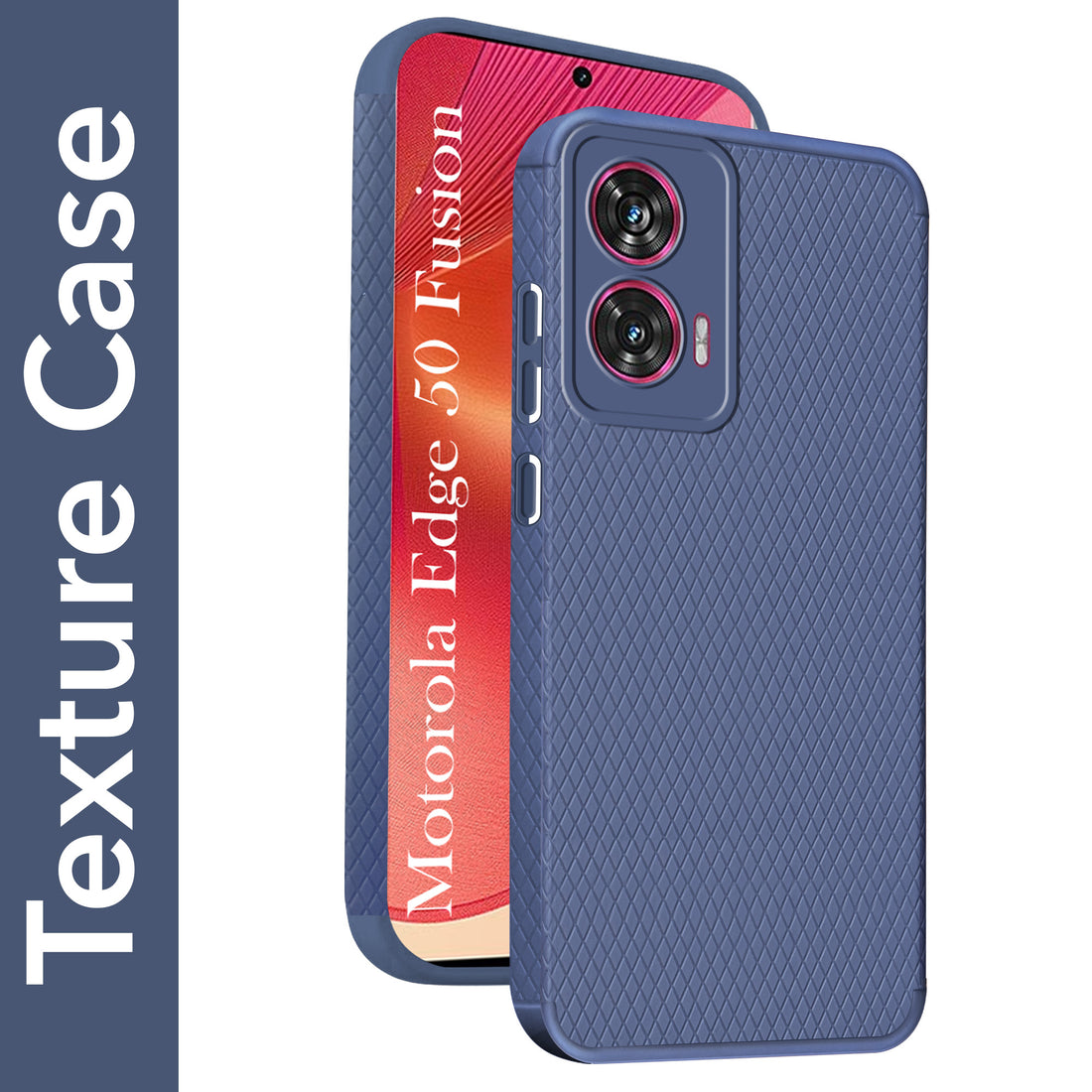 For Motorola Moto Edge 50 Fusion Back Cover Case (Liquid Silicone | Side Grip | Camera Protection)