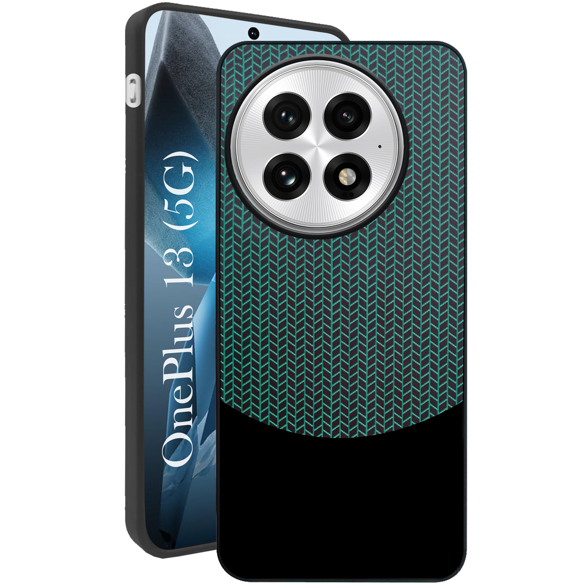 For OnePlus 13 Silicone Finish Back Cover Case (Premium Minimalist Professional Feel | Camera Protection Bump)