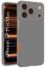For Apple iPhone 17 Pro Max Back Cover Case (Camera Protection | Side Grip Texture | Soft and Flexible)