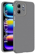 For Infinix Hot 50i Back Cover Case (Camera Protection | Side Grip Texture | Soft and Flexible)