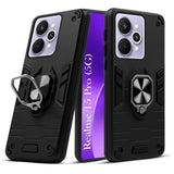 For Realme 15 Pro Back Cover Case Hybrid Armor (Shockproof Dual Layer Polycarbonate |Ring Holder Kickstand)