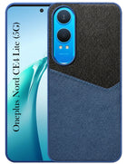 For OnePlus Nord CE 4 Lite Back Cover Case (Dual PU Leather Stitch | Professional Minimalist | Soft and Flexible)