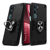 For Vivo Y31 5G Back Cover Case Hybrid Armor (Shockproof Dual Layer Polycarbonate |Ring Holder Kickstand)