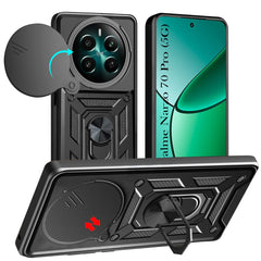 For Realme Narzo 70 Pro Back Cover Case (Hybrid Dual Armor Polycarbonate)